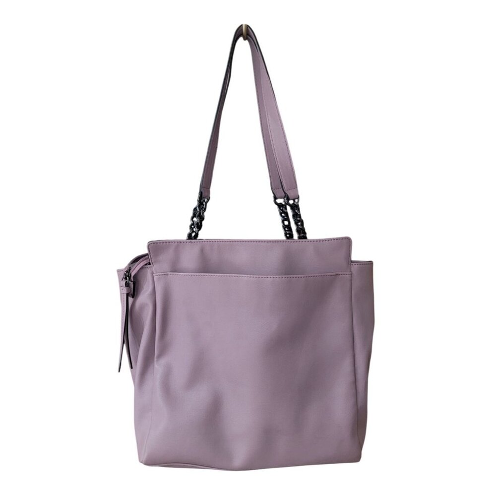 Simply Vera Wang Cara Tote Bag Handbag Purse - Elderberry - Picture 2 of 7